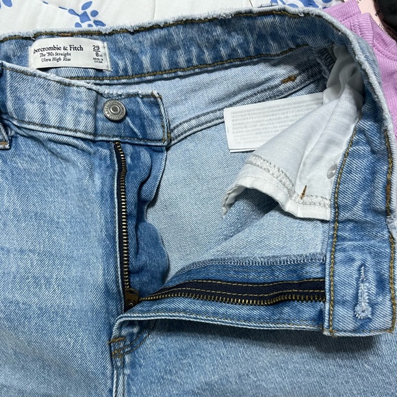 Abercrombie and fitch 90s straight ultra high rise 29/ 8xs - Picture 4 of 9